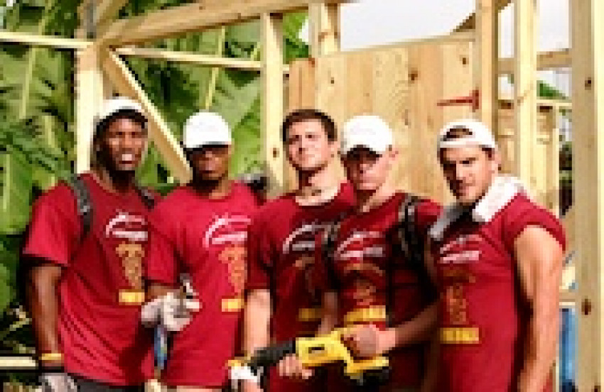 USC Team with house thumb