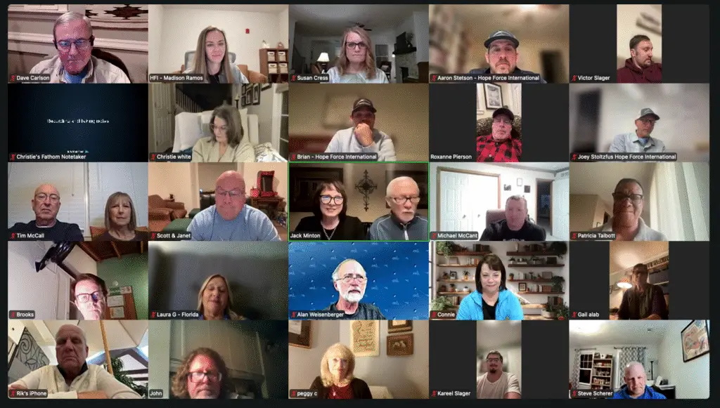 A screenshot of a Reservist Connection Call from Q1 2026.